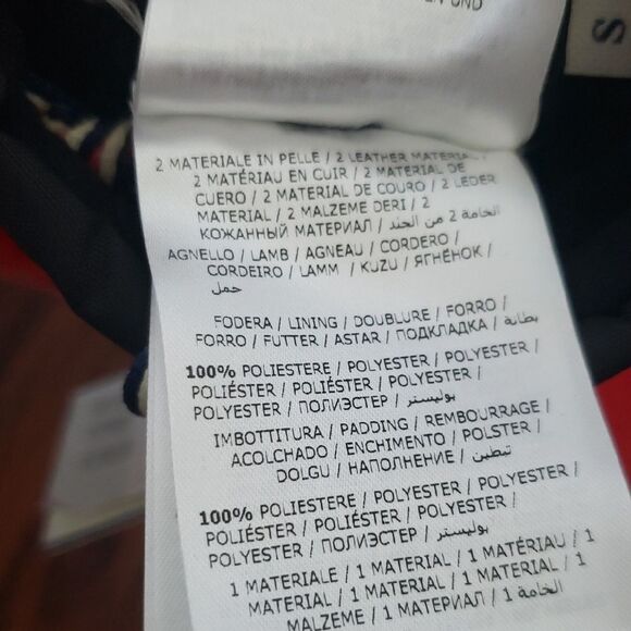 Moncler Grenoble Red Fur Chic Feminine Lux Winter Sport Warm Athletic Ski Gloves - Picture 6 of 7